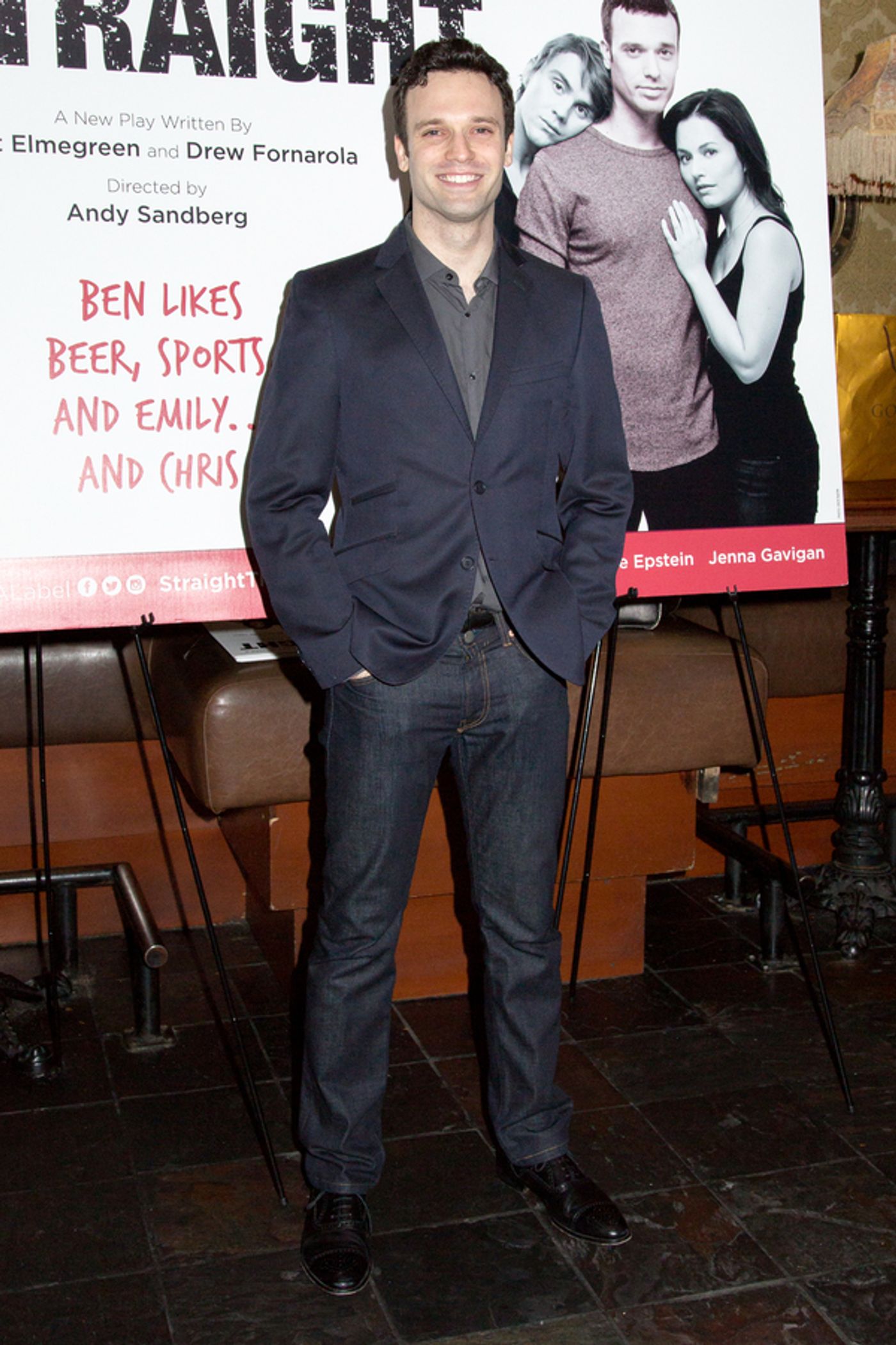 Photo Coverage: STRAIGHT's Jenna Gavigan, Jake Epstein & Thomas E. Sullivan Celebrate Opening Night  Image