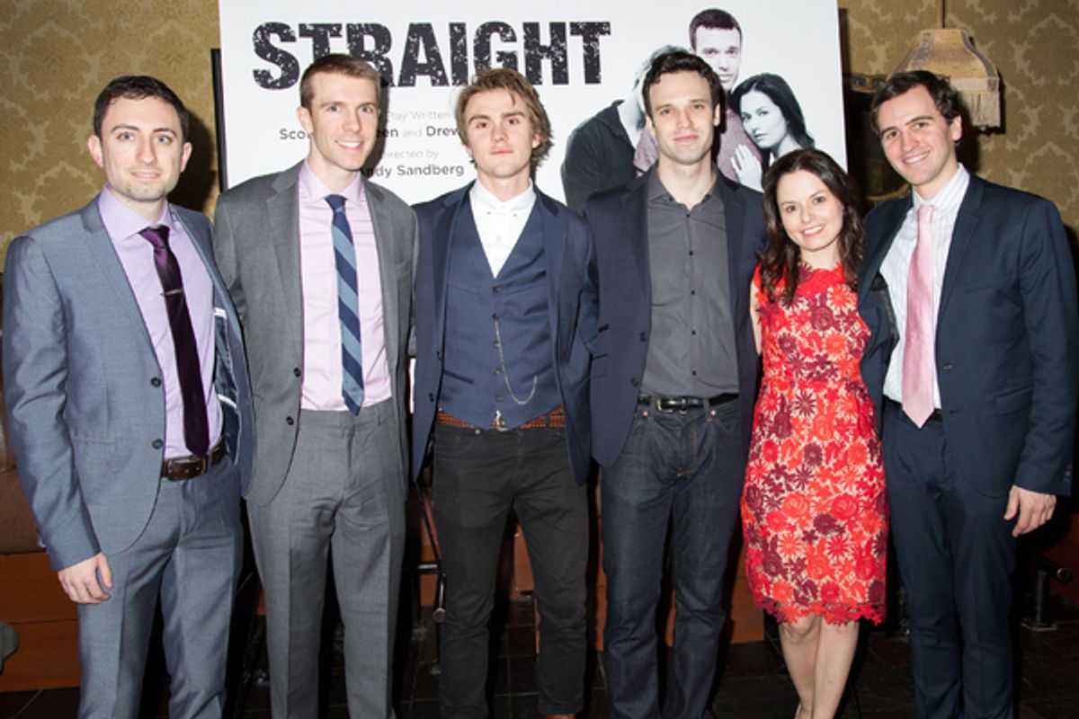 Drew Fornarola, Scott Elmegreen, Thomas E. Sullivan, Jake Epstein, Jenna Gavigan, Andy Sandberg at 
