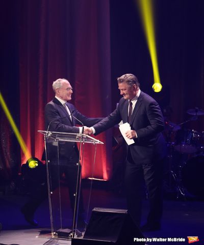 Todd Haimes and Alec Baldwin  Photo