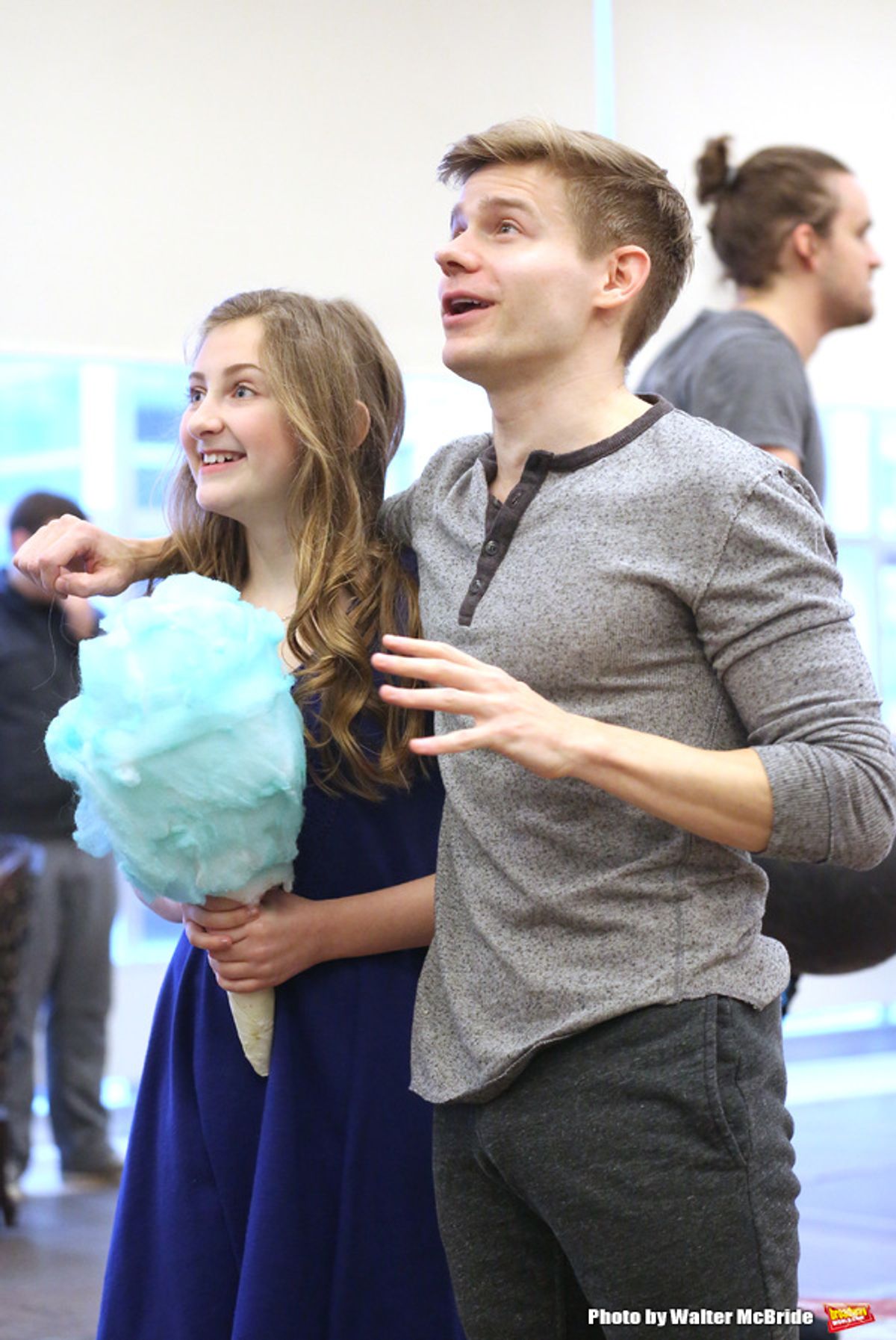 Sarah Charles Lewis and Andrew Keenan-Bolger  at 