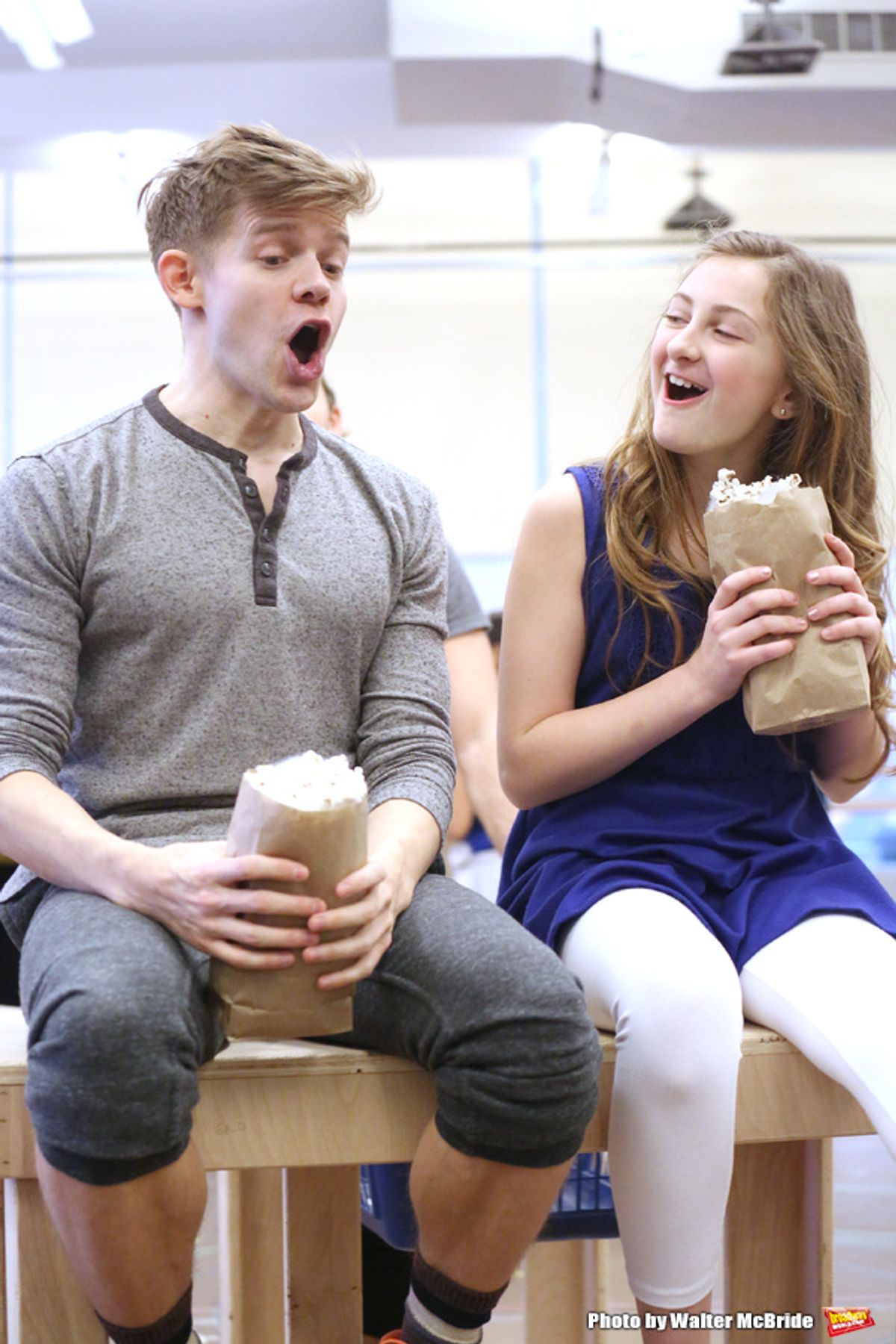 Andrew Keenan-Bolger and Sarah Charles Lewis  at 