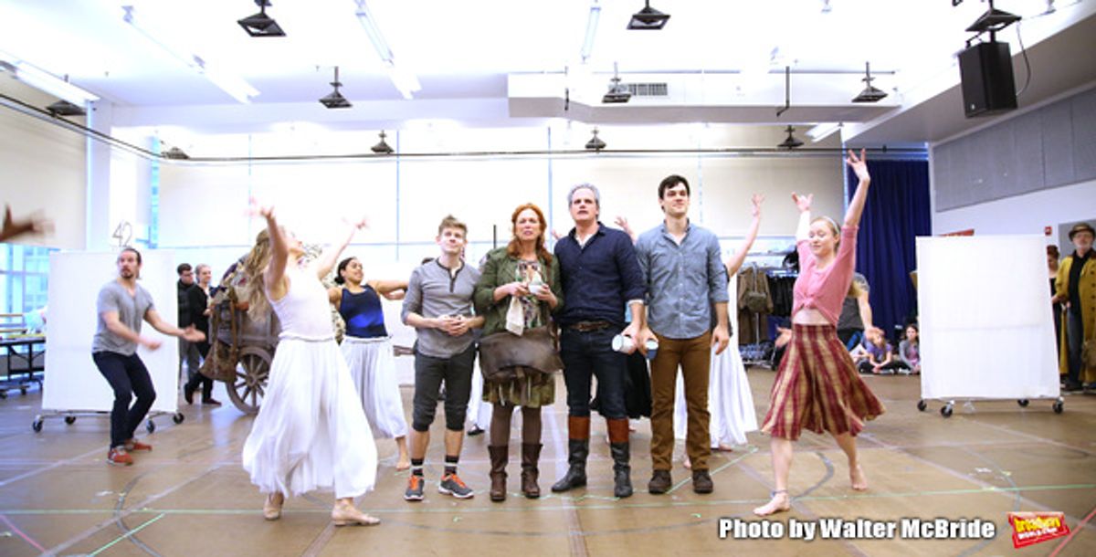 Andrew Keenan-Bolger, Carolee Carmello, Michael Park, Robert Lenzi and cast  at 