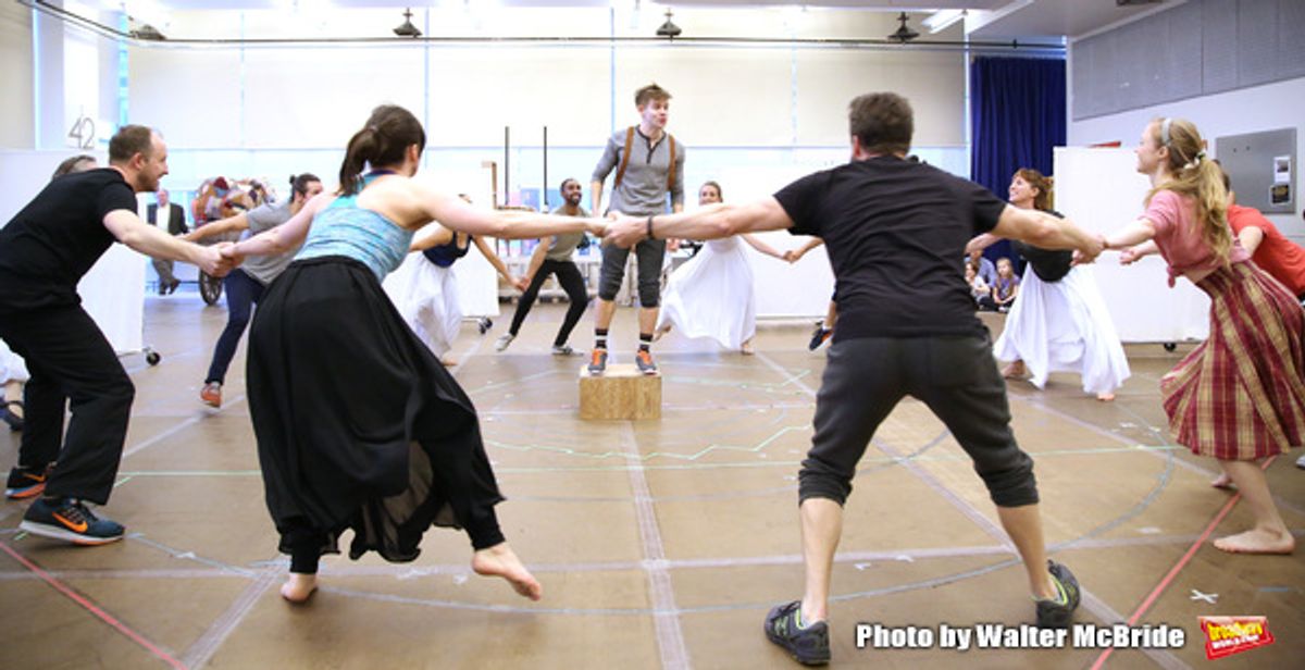 Andrew Keenan-Bolger and cast at 