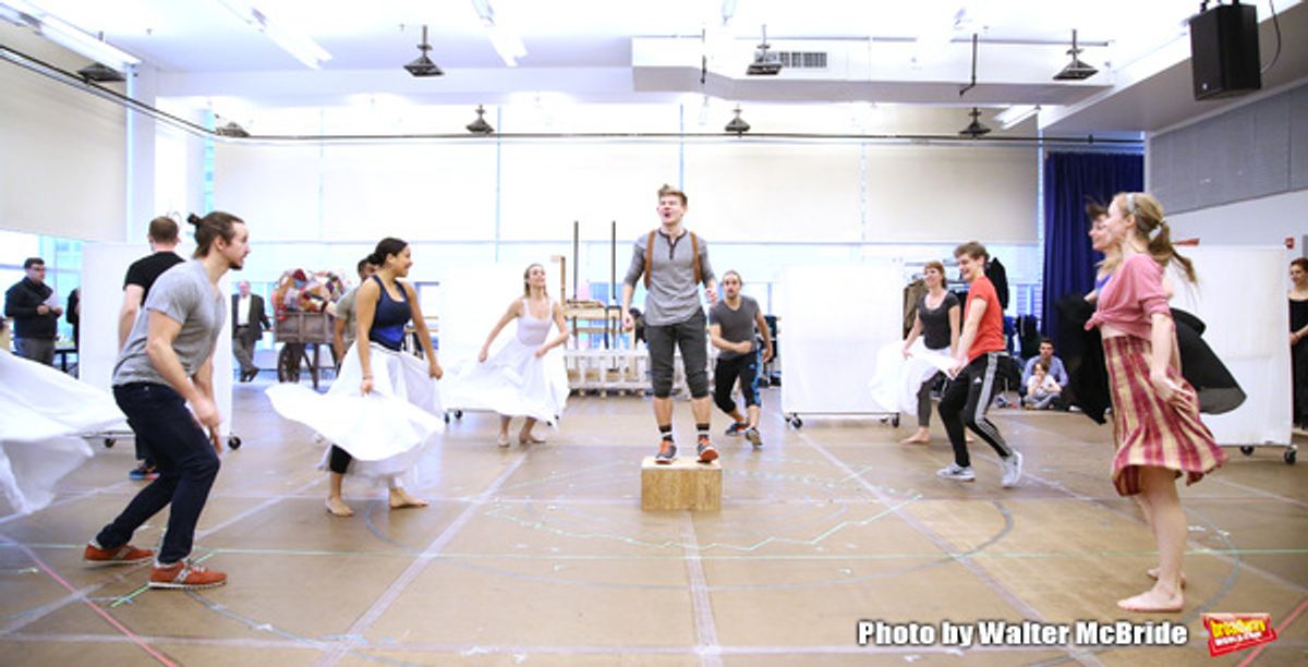 Andrew Keenan-Bolger and cast at 