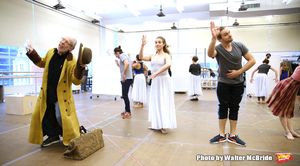 Terrence Mann with cast  Photo