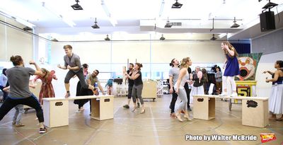 Andrew Keenan-Bolger and Sarah Charles Lewis with cast Photo