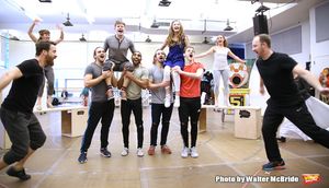 Andrew Keenan-Bolger and Sarah Charles Lewis with cast Photo