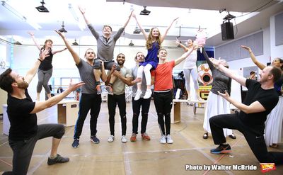 Andrew Keenan-Bolger and Sarah Charles Lewis with cast Photo