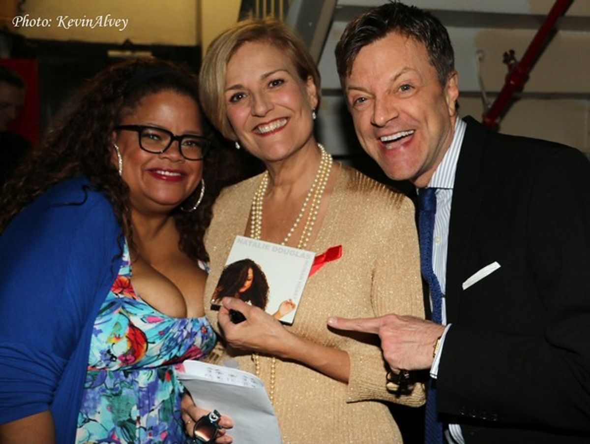 Natalie Douglas, Karen Mason and Jim Caruso at 