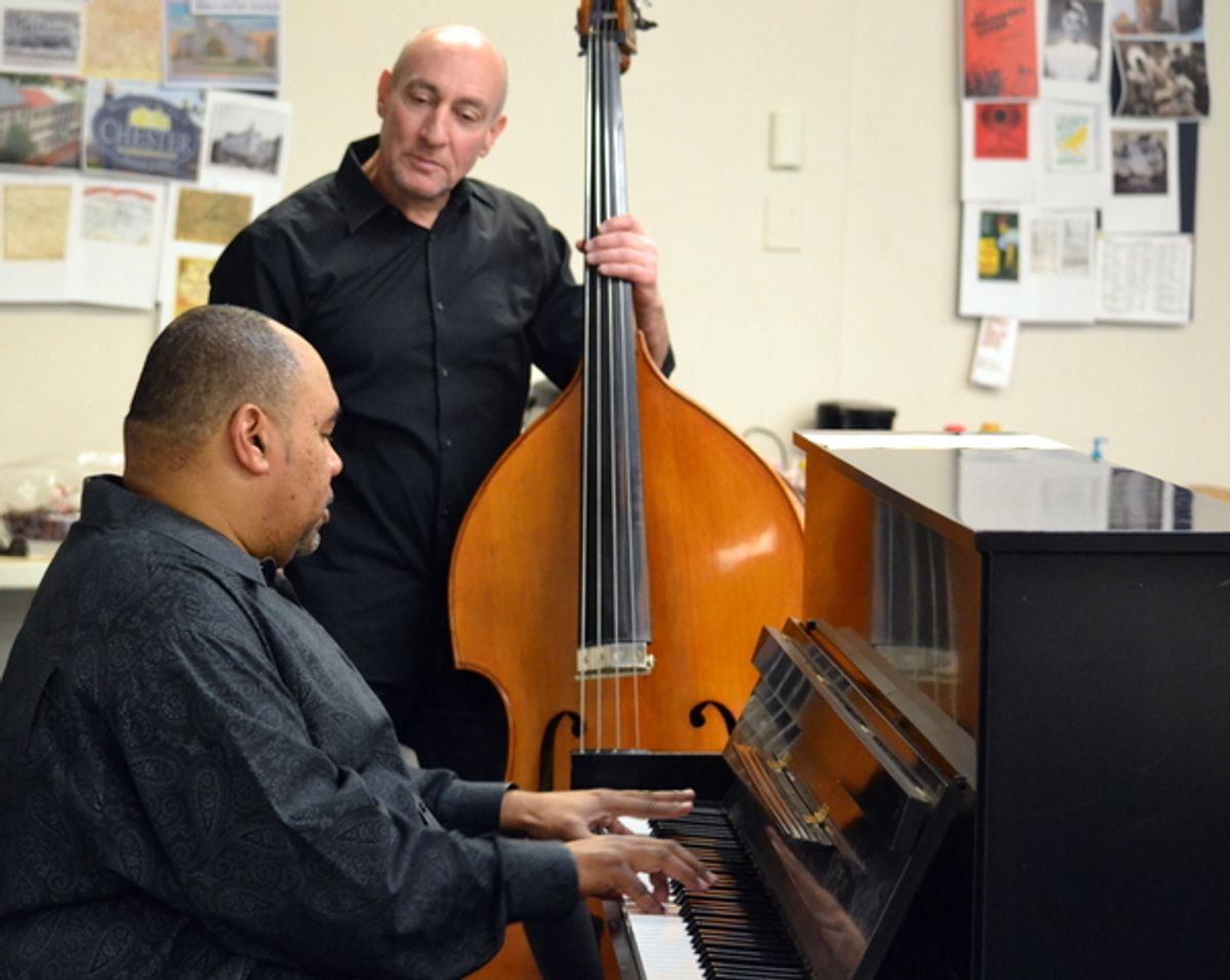 Music Director Tyrone Jackson and Bass player Scott Glaazer at 