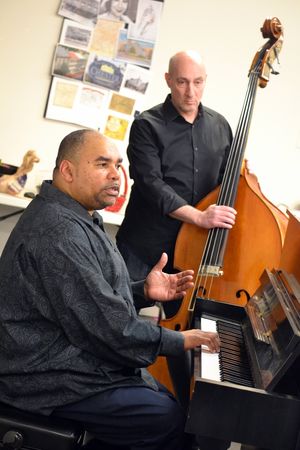 Music Director Tyrone Jackson and Bass player Scott Glaazer @ BroadwayWorld Music Director Tyrone Jackson and Bass player Scott Glaazer Photo