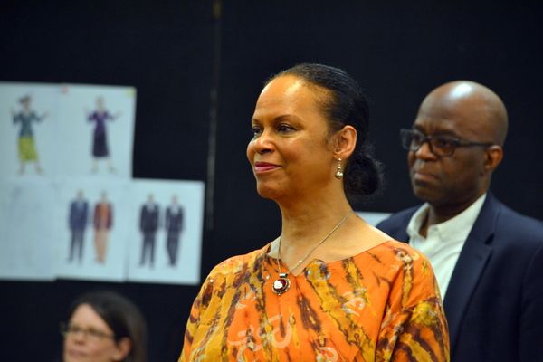 Terry Burrell and  Kenneth L. Roberson  Photo