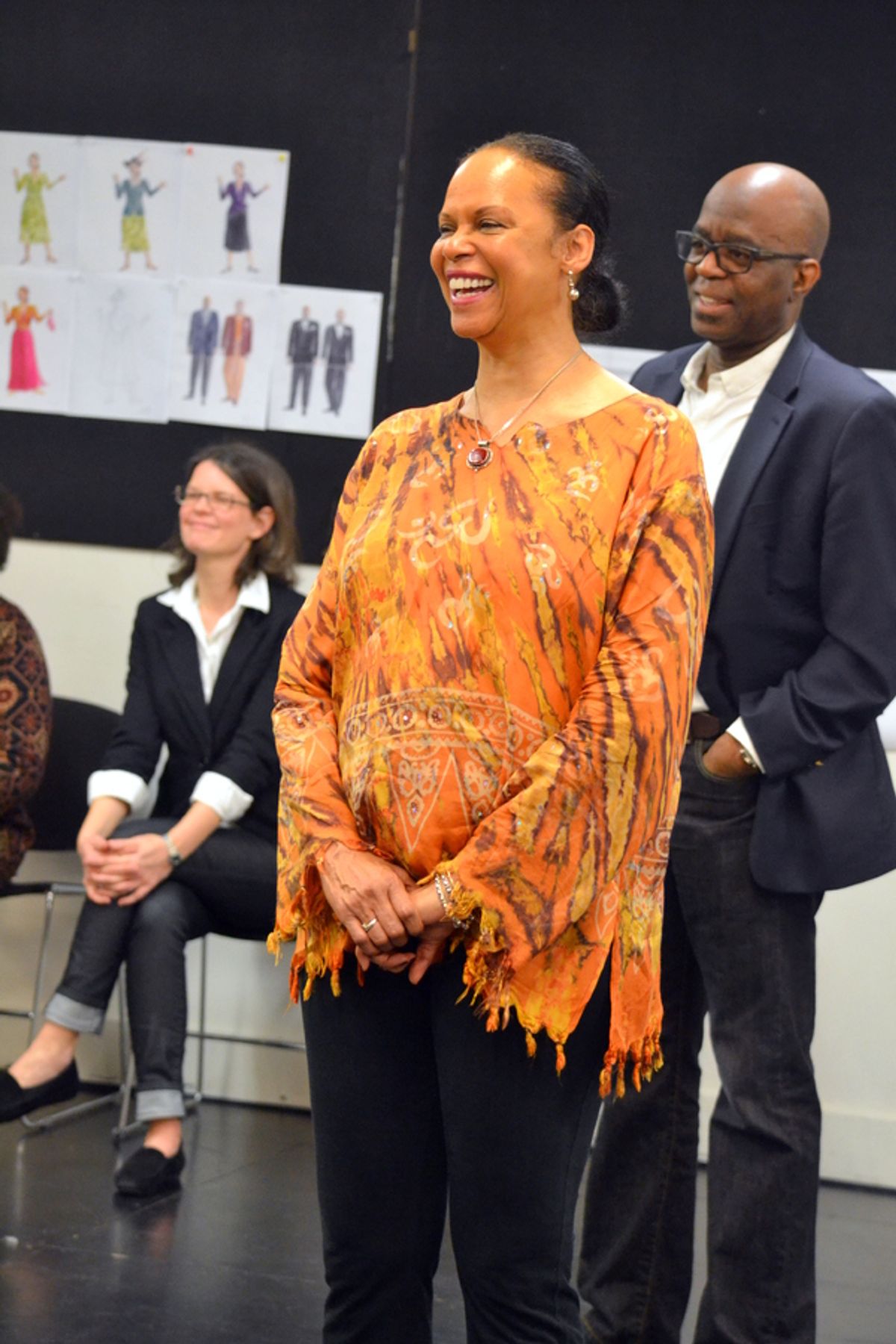 Playwright and Actress Terry Burrell and Director Kenneth L. Roberson  at 