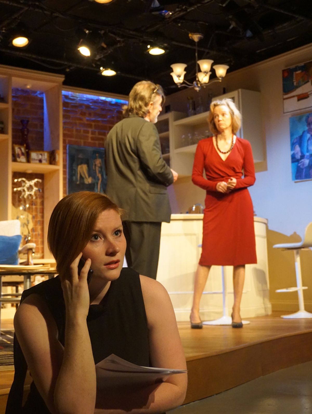 Angie Tennant, Ed Kershen and Kristin Griffith at 