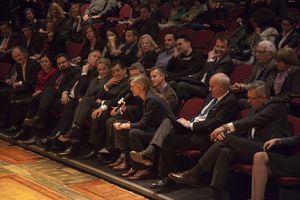 Ambassador Samantha Power and UN Representatives at FUN HOME Photo