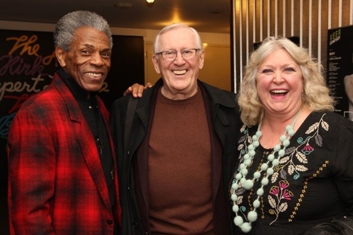 Andre De Shields, Len Cariou and Catherine Byers at 