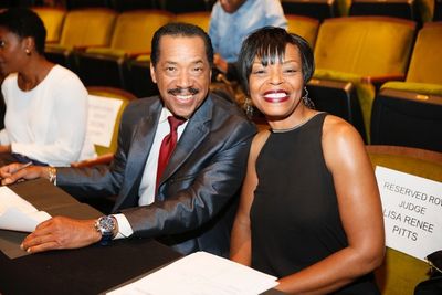 Celebrity judges Obba Babatunde and Lisa Renee Pitts Photo