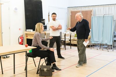 Robyn Addison, Warren Brown and Michael Attenborough Photo