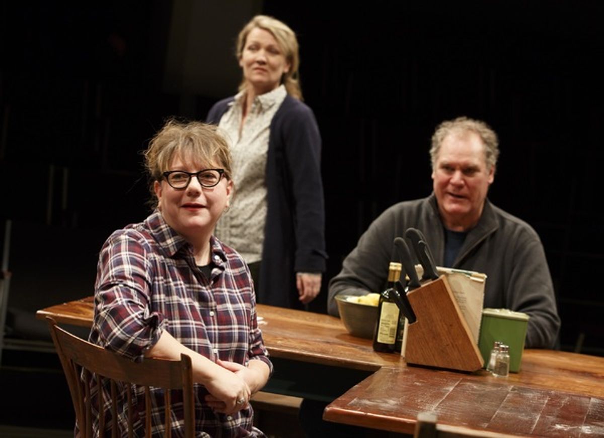 Amy Warren, Lynn Hawley, and Jay O. Sanders at 