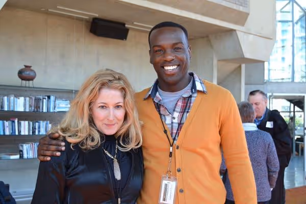 Adrienne Nelson (Lurleen Wallace) and Desmond Bing (Bob Moses)  Photo