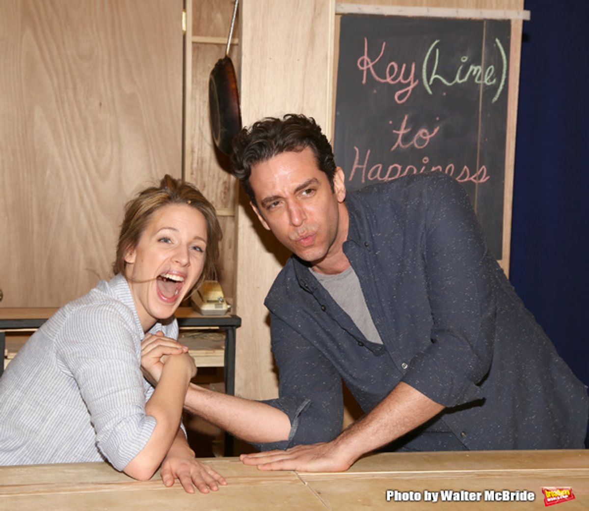 Jessie Mueller and Nick Cordero  at 