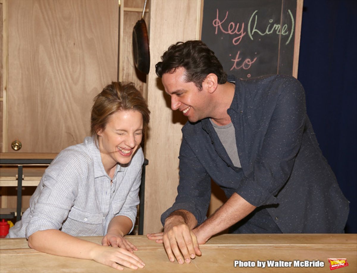 Jessie Mueller and Nick Cordero  at 