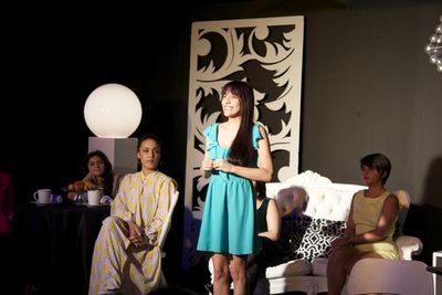 Amanda Levie performs 'Laugh About It Now'. Photo