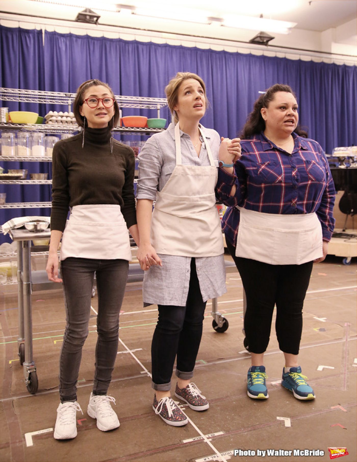 Photo Coverage: What's Inside? Find Out in Rehearsal for WAITRESS!  Image