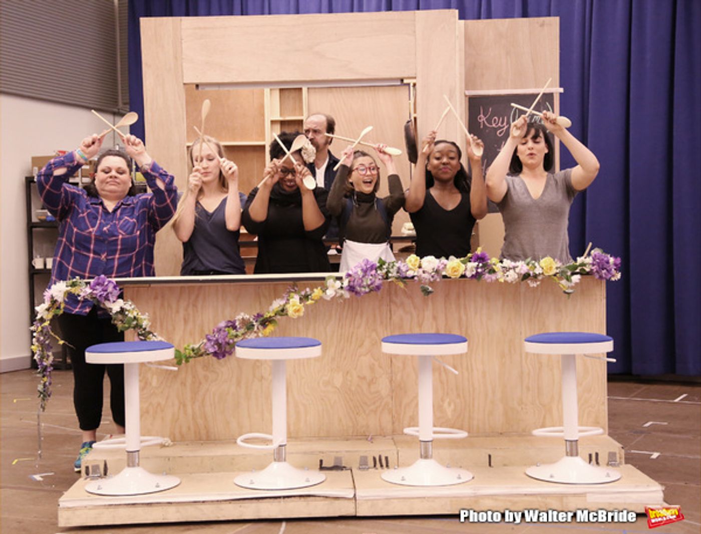 Photo Coverage: What's Inside? Find Out in Rehearsal for WAITRESS!  Image