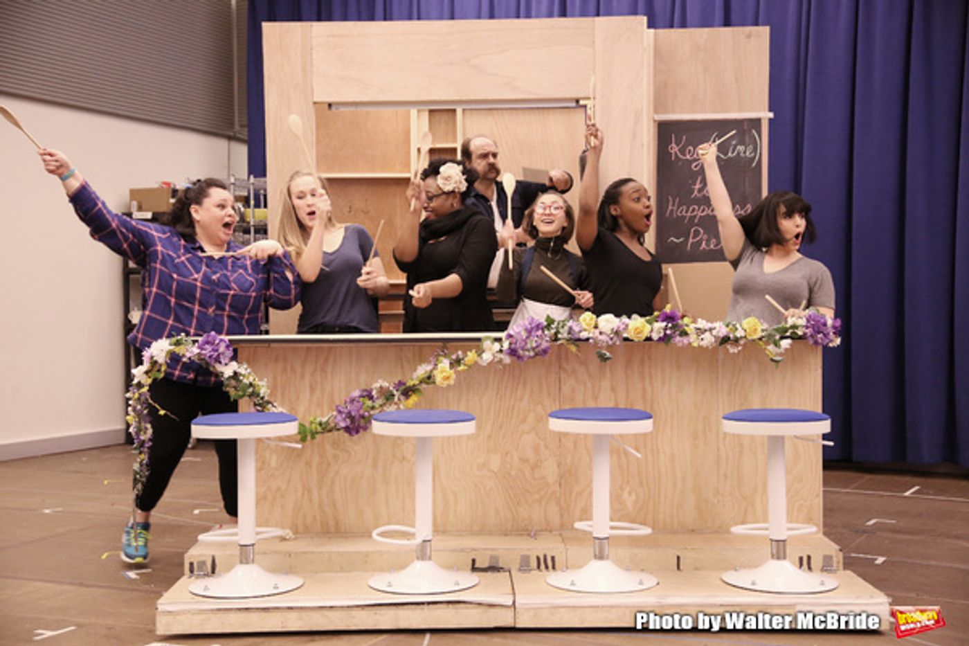 Photo Coverage: What's Inside? Find Out in Rehearsal for WAITRESS!  Image
