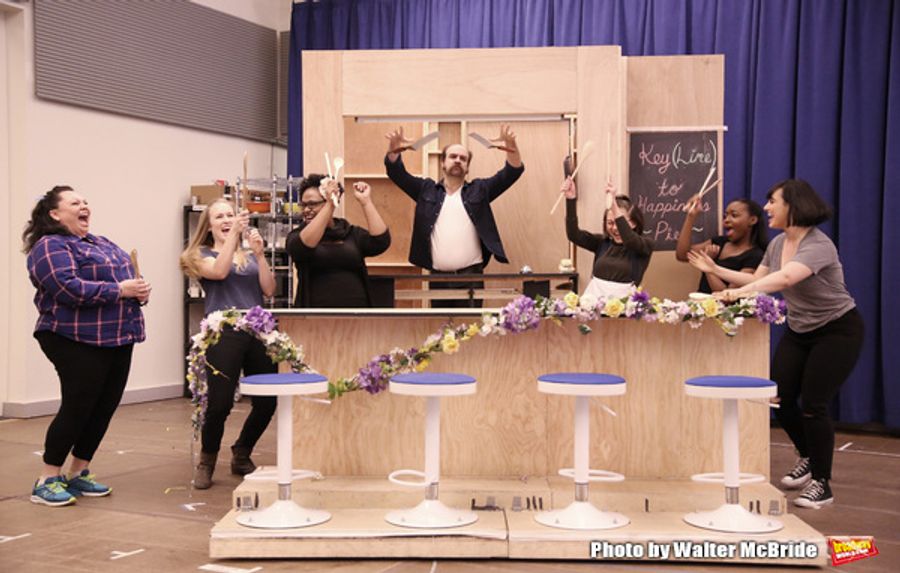 Photo Coverage: What's Inside? Find Out in Rehearsal for WAITRESS! Image