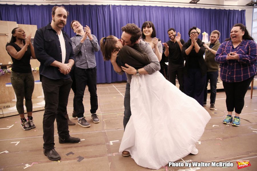 Photo Coverage: What's Inside? Find Out in Rehearsal for WAITRESS! Image
