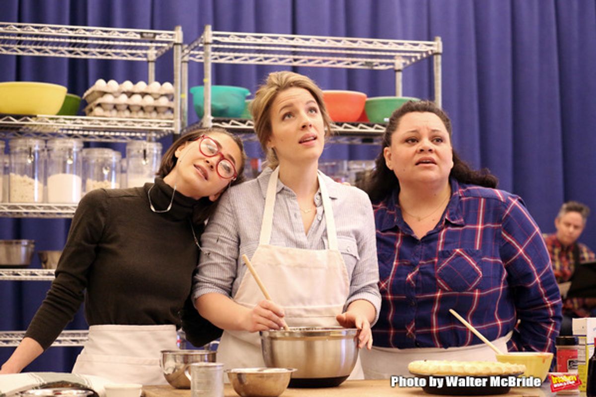 Kimiko Glenn, Jessie Mueller and Keala Settle  at 