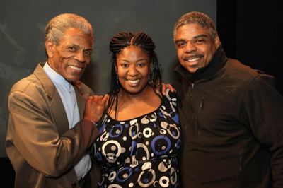 Andre de Shields with Natasha Yvette Williams and guest Photo