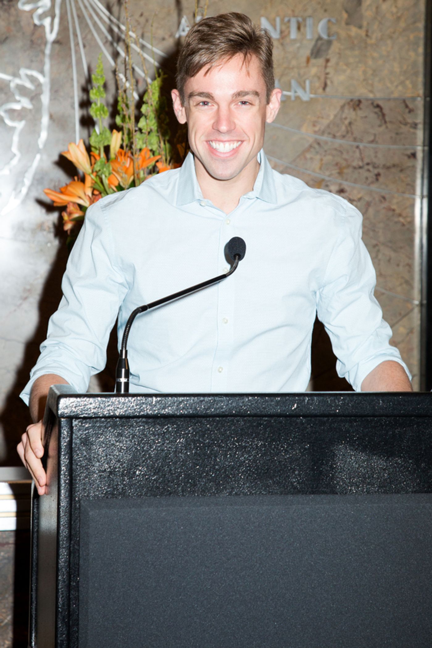 Photo Coverage: THE BOOK OF MORMON Cast Celebrates 5 Years on Broadway at the Empire State Building!  Image