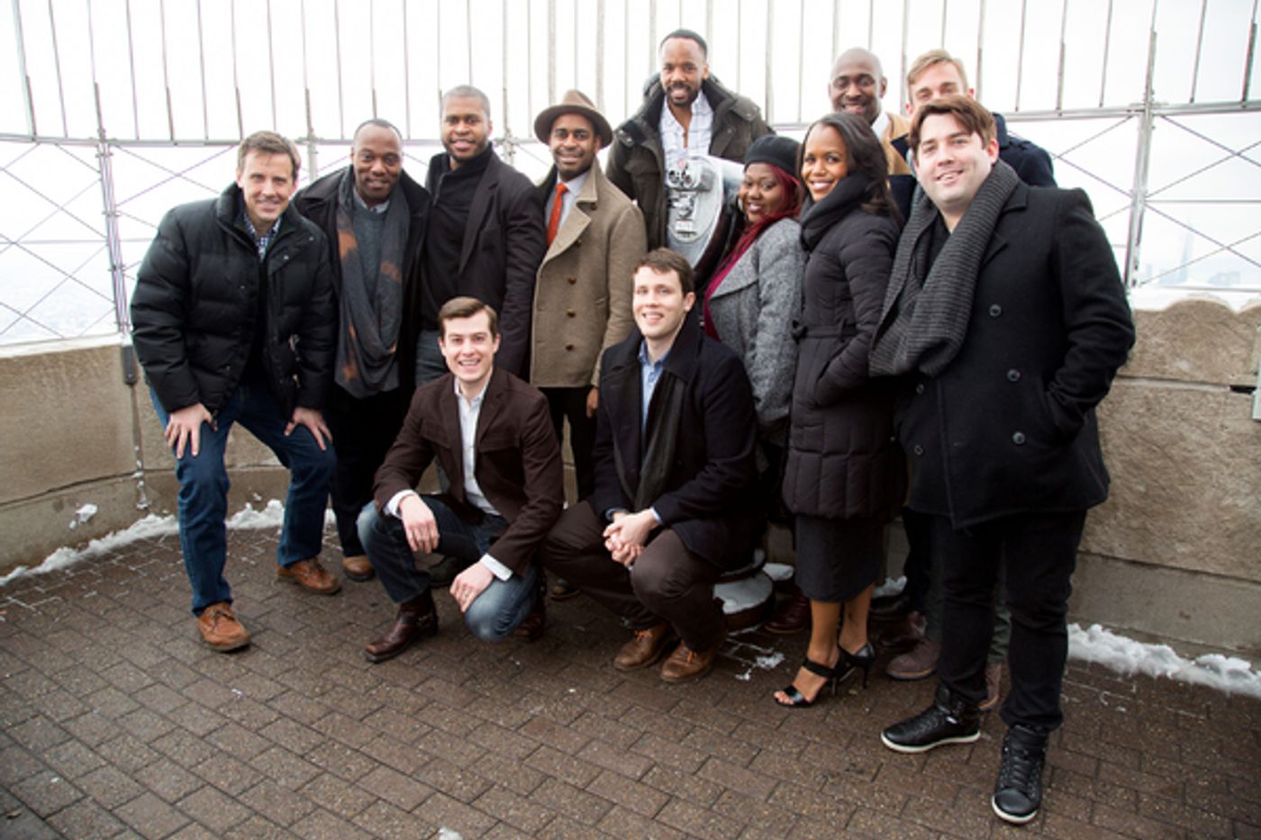 Photo Coverage: THE BOOK OF MORMON Cast Celebrates 5 Years on Broadway at the Empire State Building!  Image