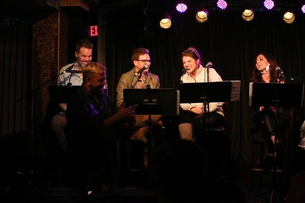 Greg Ainsworth, Tom Lenk, Nicole Parker & Gabrielle Ruiz watch DeBlanks creator Billy Photo