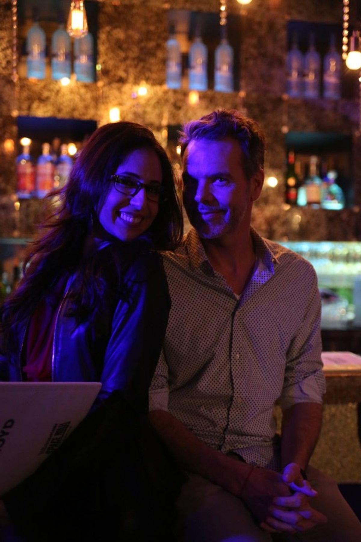 Gabrielle Ruiz & Greg Ainsworth are ready for the show to start. at 