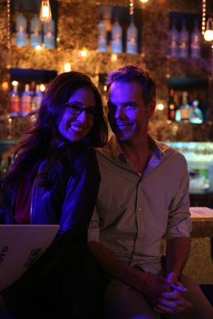 Gabrielle Ruiz & Greg Ainsworth are ready for the show to start. @ BroadwayWorld Gabrielle Ruiz & Greg Ainsworth are ready for the show to start. Photo