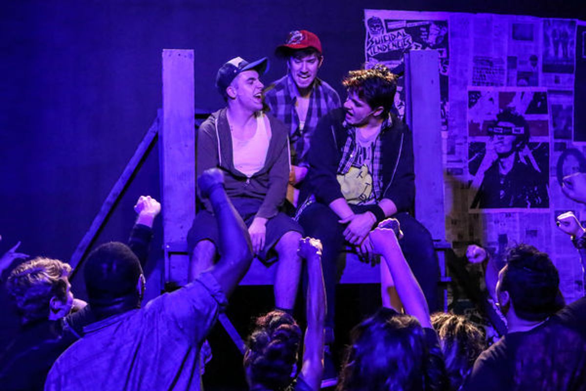 Tunny (Frederick Rice), Will (Brendan Ochs), and Johnny (Evan Fornachon) at 
