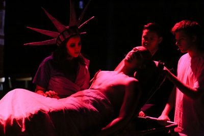 The drug trip in ''Extraordinary Girl,'' with Sicily Mathenia as Extraordinary Girl,  Photo