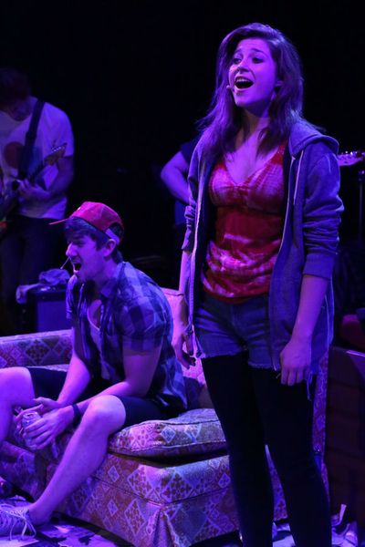 Brendan Ochs as Will and Larissa White as Heather Photo