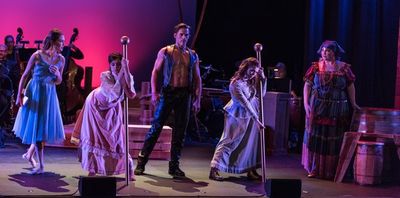 Miranda Rose (Louise), Jonathan Sharp (Carnival Boy) and the ensemble of CAROUSEL in  Photo