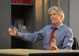 George (Charles Shaw Robinson) offering Walter a drink...in the middle of the day. @ BroadwayWorld George (Charles Shaw Robinson) offering Walter a drink...in the middle of the day. Photo