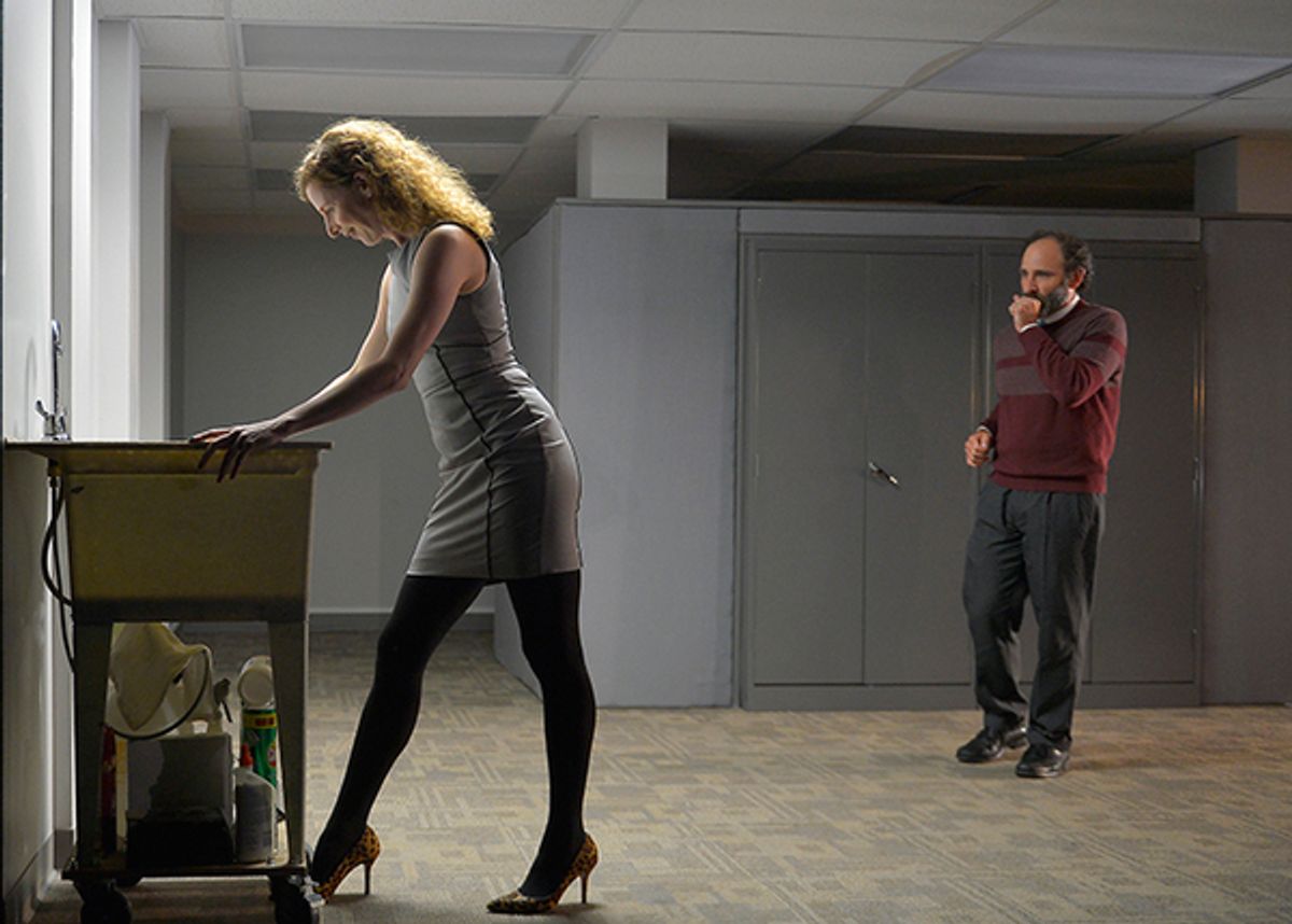 Farrah (Jessica Bates) and Yuri (Brian Herndon) on a mysterious adventure on the 7th floor. at 