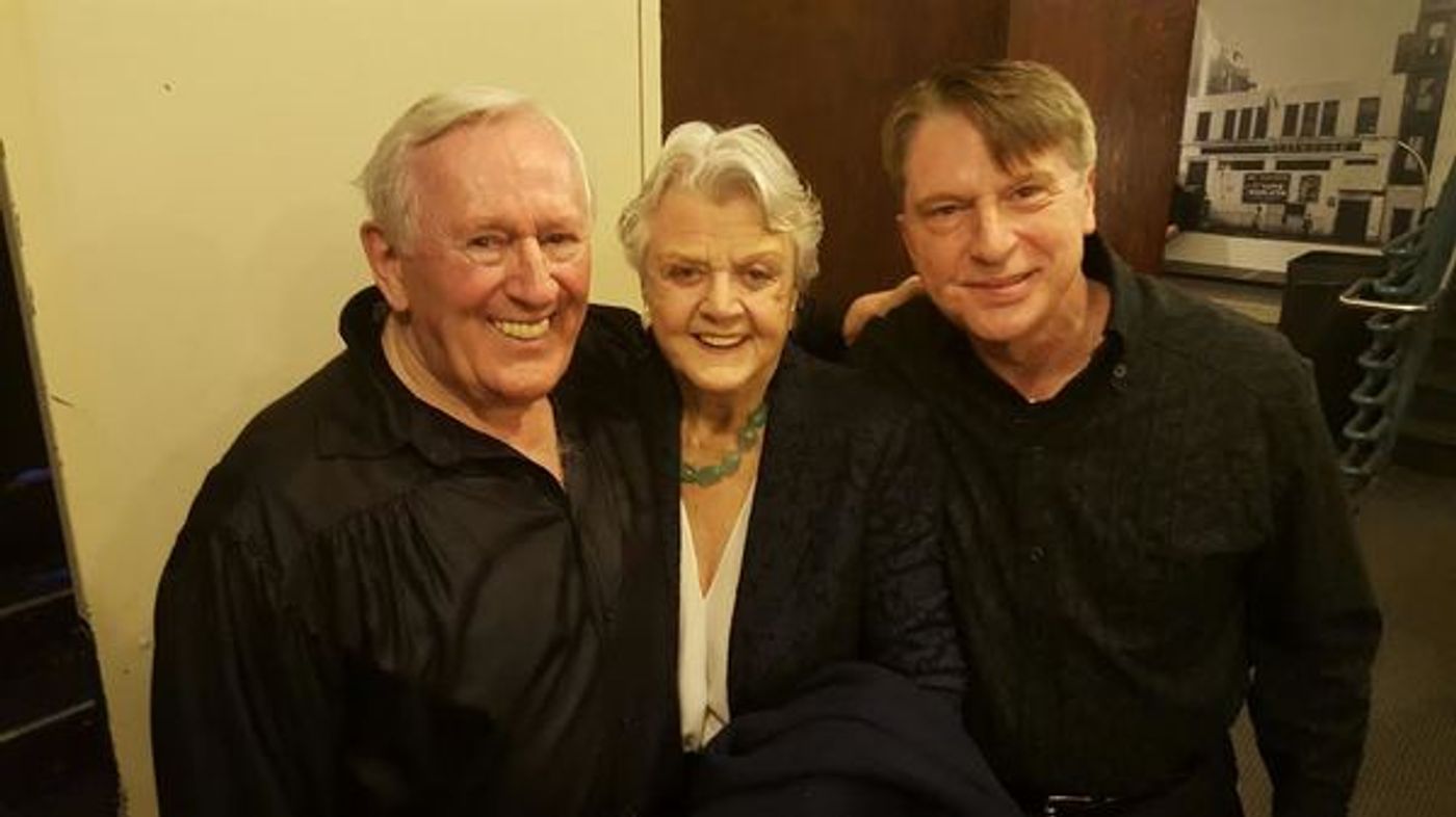 Photo Flash: Angela Lansbury Visits Sweeney Todd Co-Star Len Cariou at BROADWAY AND THE BARD  Image