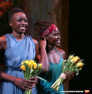 Danai Gurira and Lupita Nyong'o @ BroadwayWorld Danai Gurira and Lupita Nyong'o Photo