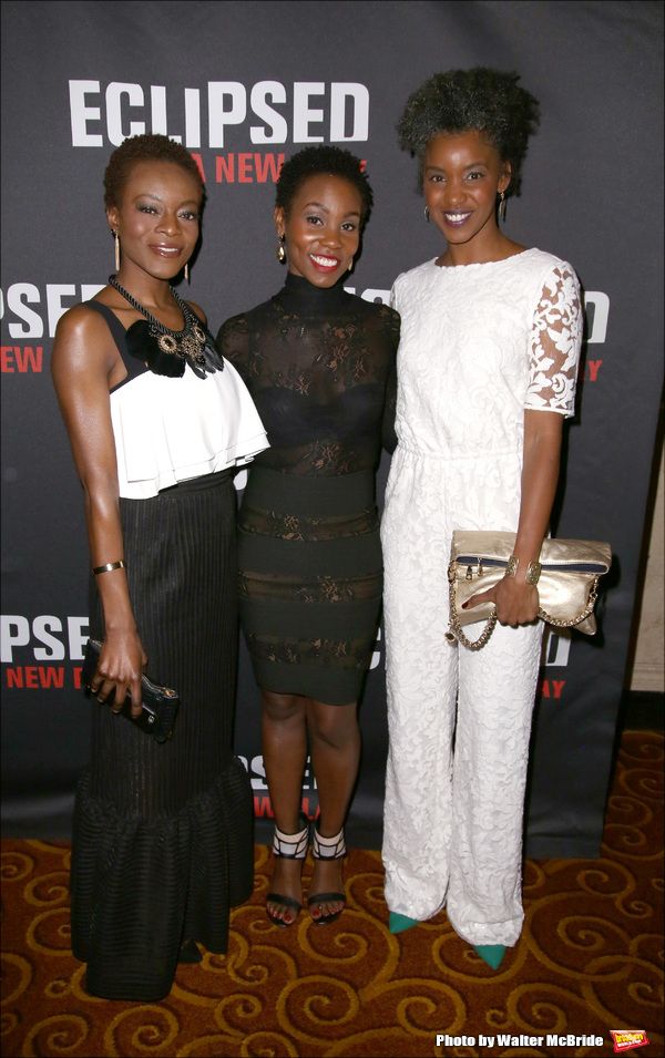 Joniece Abbott-Pratt, Ayesha Jordan and Adeola Role  Photo
