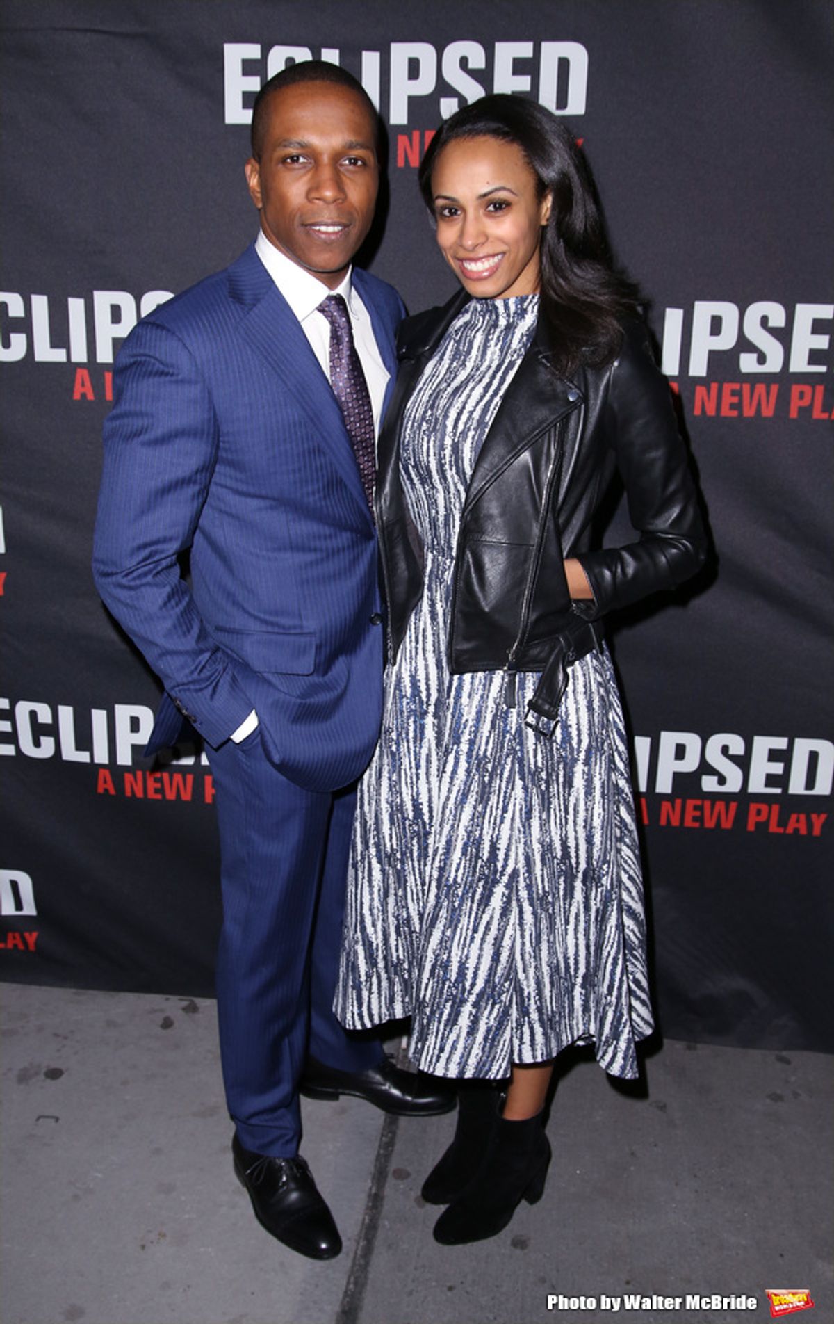 Leslie Odom Jr. and Nicolette Robinson
 at 