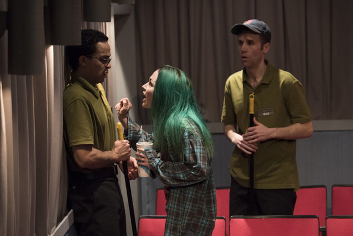 Thaddeus McCants (Avery), Laura C. Harris (Rose) and Evan Casey (Sam)  at 